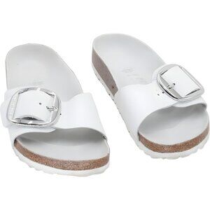 Women's Birkenstock Madrid Big Buckle White Sandals EU 36